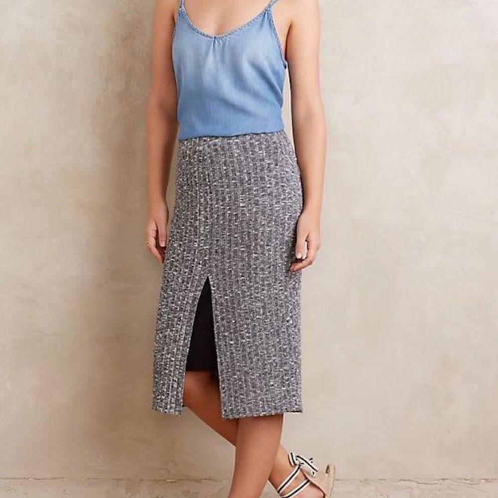 Dolan Left Coast Collection grey marled skirt